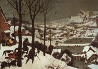 Bruegel, Pieter the Elder - Hunters in the Snow